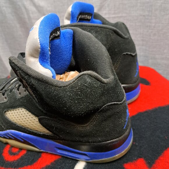 Size 12 Men Nike Air Jordan 5 Racer Blue (CT4838-004) - Picture 5 of 16